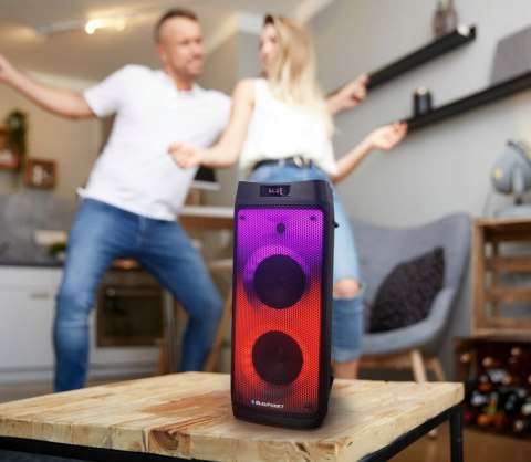 Partybox Blaupunkt 500W Bluetooth Karaoke Tws Usb Fm Led 2 Mikrofony, Mocny