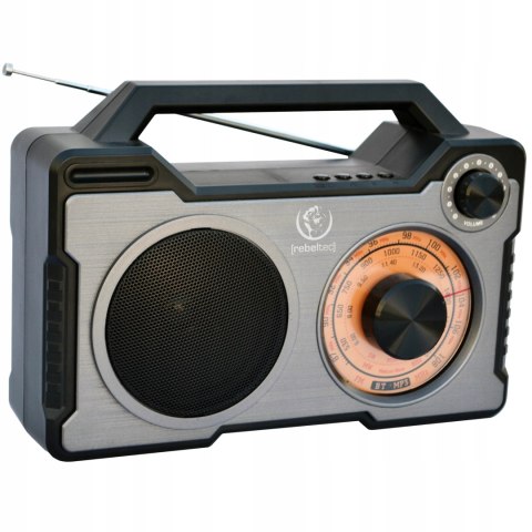 Przenośne Radio Rodos Bluetooth 5.0 10W - Fm, Microsd, Usb, Aux, 8H Grania