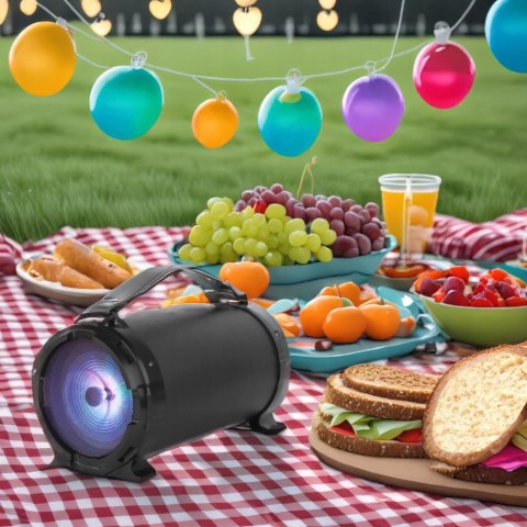 Przenośny Głośnik Bluetooth Bazooka Blow Mocny 50W Karaoke Usb/Micro/Aux Fm