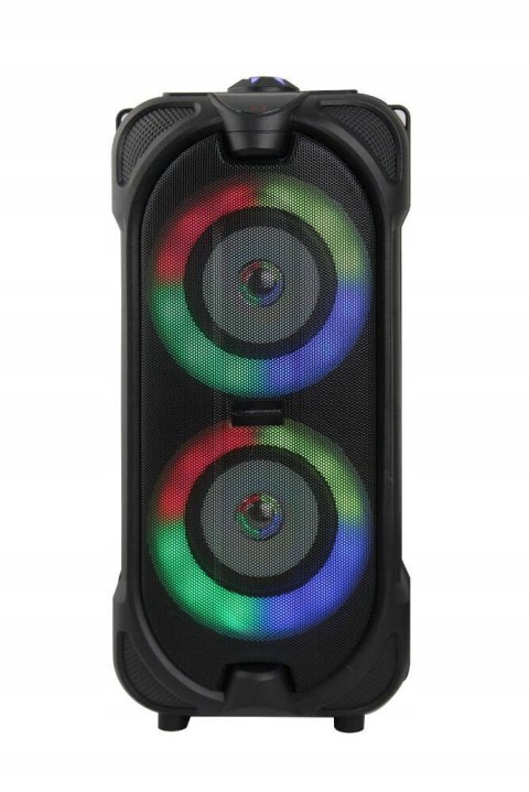 Przenośny Głośnik Bluetooth Podświetlany Led Rgb Fm, Sd/Usb, Z Pilotem