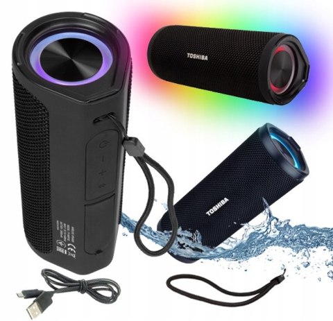 Toshiba Partybox Bluetooth 20W Ip67 Led 10H Tws Usb Imprezowy Mocny Głośnik