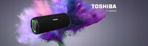 Toshiba Partybox Bluetooth 20W Ip67 Led 10H Tws Usb Imprezowy Mocny Głośnik