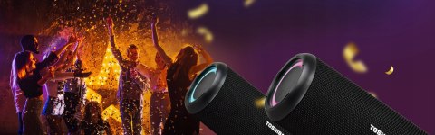 Toshiba Partybox Bluetooth 20W Ip67 Led 10H Tws Usb Imprezowy Mocny Głośnik