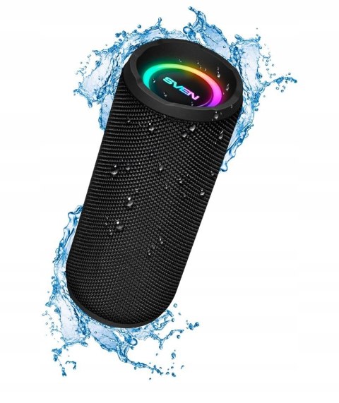 Tuba Głośnik Bluetooth 12W Sven, Fm, Usb, Microsd, Podświetlenie Led, Ipx5