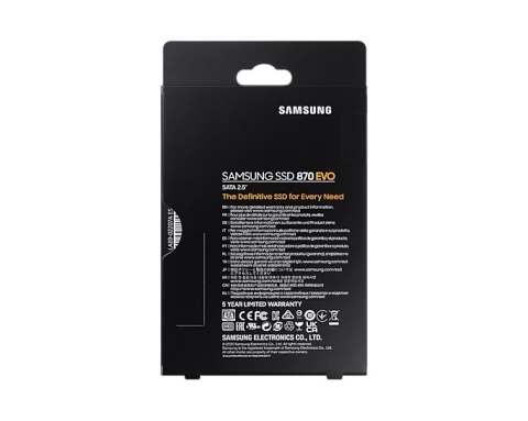 Dysk Ssd Samsung 870 Evo 500Gb Sata Iii 560/530 Mb/S Najwyższa Wydajność