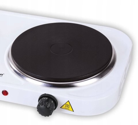 Kuchenka Elektryczna Dwupalnikowa 2000W - Turystyczna, 5-Stopni Regulacja