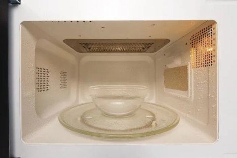 Kuchenka Mikrofalowa 17L 700W Biała Aquaclean - 5 Poziomów, Talerz Obr.