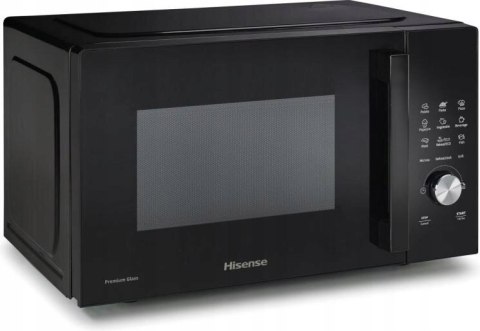 Kuchenka Mikrofalowa 23L Czarna 800W - Auto Defrost, 9 Programów, Grill