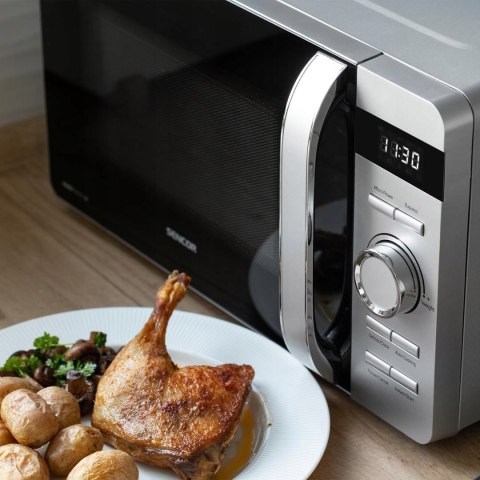 Kuchenka Mikrofalowa 800W 17L Sencor - 8 Auto Programów, Opóźniony Start