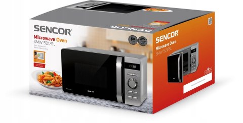 Kuchenka Mikrofalowa 800W 17L Sencor - 8 Auto Programów, Opóźniony Start