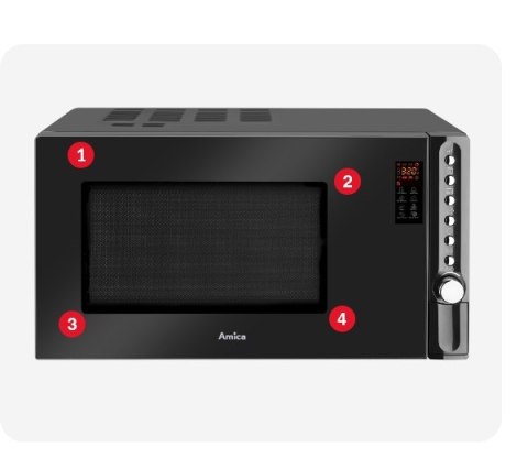 Kuchenka Mikrofalowa Amica 23L: Combigrill, Sterowanie I Szybki Start