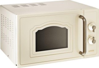 Kuchenka Mikrofalowa Gorenje 20L 700W+Grill 360°Stirtech, Styl Retro, Biała