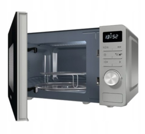 Kuchenka Mikrofalowa Gorenje 800W 20L Inox Smart Display, Grill, Aquaclean