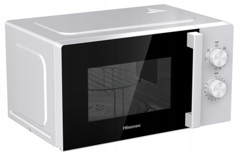 Kuchenka Mikrofalowa Hisense 20L 700W + 800W Grill, Rozmrażanie 5 Poziomy