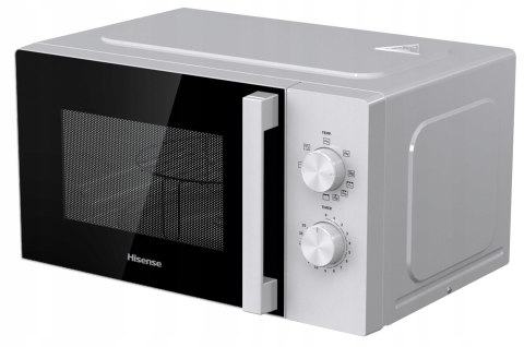 Kuchenka Mikrofalowa Hisense 20L 700W + 800W Grill, Rozmrażanie 5 Poziomy