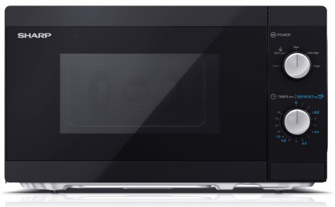 Kuchenka Mikrofalowa Sharp 800W 20L, Mechaniczne Sterowanie, Rozmrażanie