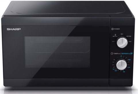 Kuchenka Mikrofalowa Sharp 800W 20L, Mechaniczne Sterowanie, Rozmrażanie