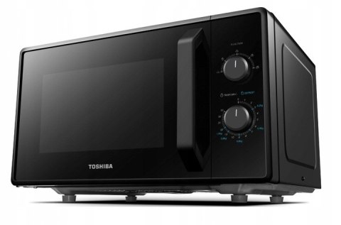 Kuchenka Mikrofalowa Toshiba 23L 800W Led - Rozmrażanie Czasowe, Czarna