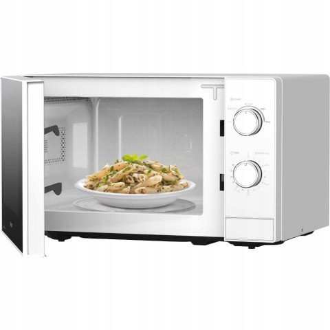 Mała Kuchenka Mikrofalowa Sencor Biała 20L 700W, Emaliowe Wnętrze, Biała