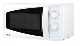 Mikrofalówka 700W 20L, 6 Poziomów, Timer 30 Min, Auto Rozmrażanie, Biała