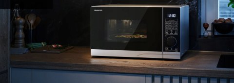 Mikrofalówka Kuchewka Sharp 2300W 28L Konwekcjna Z Grillem, Eco, Termoobieg