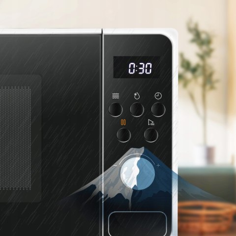 Mikrofalówka Toshiba 23L 800W, 8 Programów, Time Defrost, Multi Waves