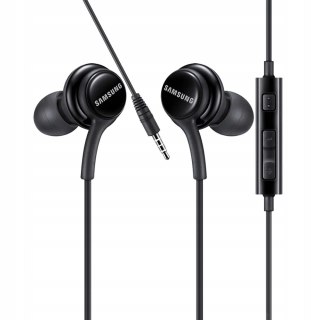 Słuchawki Dokanałowe Samsung Do Jack 3,5 Mm, Mikrofon I 3 Przyciski, Czarne
