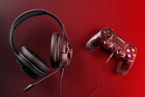 Słuchawki Gamingowe Kruger&Matz Warrior Pro Rgb, Mic, 220Cm Kabel Do Gry