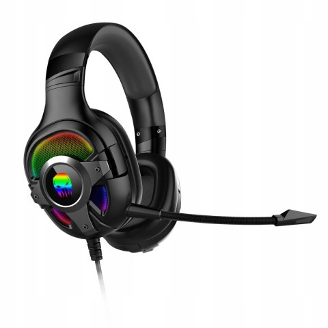 Słuchawki Gamingowe Kruger&Matz Warrior Pro Rgb, Mic, 220Cm Kabel Do Gry