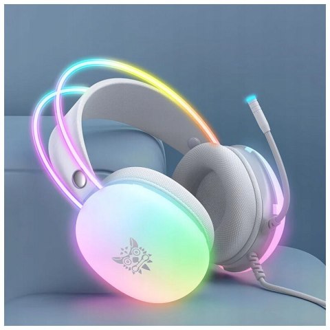 Słuchawki Gamingowe Onikuma Ledy Rgb 50Mm Z Mikrofonem Redukcja Szumów Usb