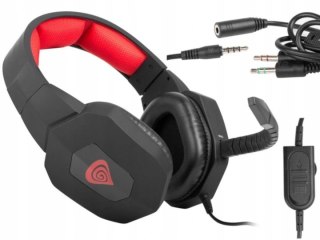 Słuchawki Nauszne Genesis Argon 400 Z Mikrofonem Jack 3,5 Mm Do Pc/Ps4/Xbox