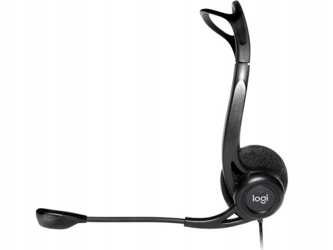 Słuchawki Usb Logitech Nauszne Z Mikrofonem, Redukcją Szumów I 2,5M Kablem
