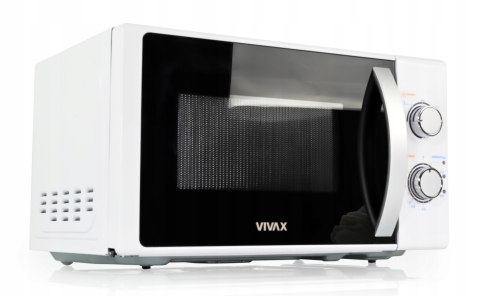 Stylowa Kuchenka Mikrofalowa Vivax 20L 700W 5 Moc Timer 35 Min, Rozmrażanie