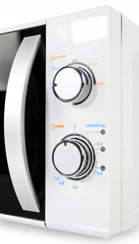 Stylowa Kuchenka Mikrofalowa Vivax 20L 700W 5 Moc Timer 35 Min, Rozmrażanie