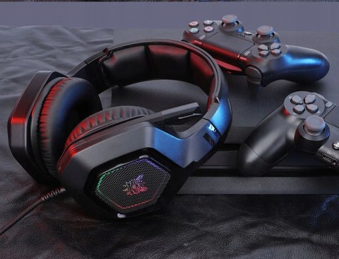 Zestaw Słuchawkowy Onikuma Rgb 50Mm Do Pc, Ps4, Xbox - Ergonomiczny Micro