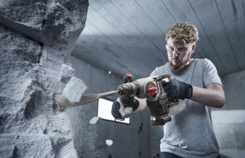 AKUMULATOROWA MŁOWIERTARKA UDAROWA PARKSIDE 20V BEZSZCZOTKOWA SDS+ LED