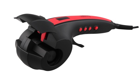 AUTOMATYCZNA LOKÓWKA DO WŁOSÓW: 360° KABEL, LCD, REGULACJA, TURMALINOWA