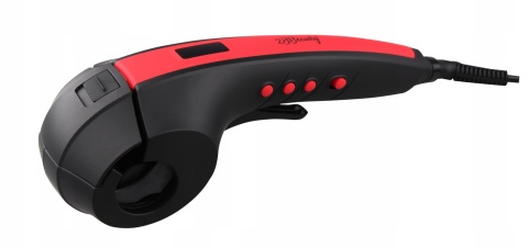 AUTOMATYCZNA LOKÓWKA DO WŁOSÓW: 360° KABEL, LCD, REGULACJA, TURMALINOWA