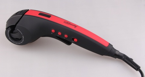 AUTOMATYCZNA LOKÓWKA DO WŁOSÓW: 360° KABEL, LCD, REGULACJA, TURMALINOWA