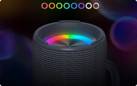 BASEUS GŁOŚNIK PRZENOŚNY 15W BLUETOOTH 5.3 IPX5 TWS LED BASS - AEQUR 30 AIR