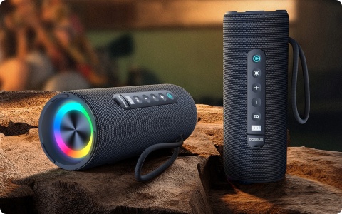 BASEUS GŁOŚNIK PRZENOŚNY 15W BLUETOOTH 5.3 IPX5 TWS LED BASS - AEQUR 30 AIR