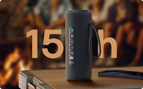 BASEUS GŁOŚNIK PRZENOŚNY 15W BLUETOOTH 5.3 IPX5 TWS LED BASS - AEQUR 30 AIR