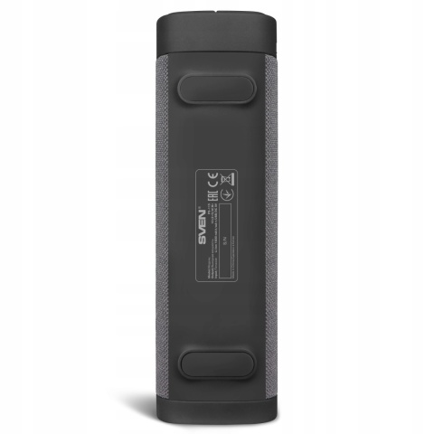 CZARNY GŁOŚNIK BLUETOOTH 10W TWS FM USB AUX PRZENOŚNY Z OPLOTEM TEXTYLNYM