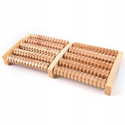 Drewniany Masażer Poprawiający Krążenie do Ciała Stóp Nóg Roller Ręczny