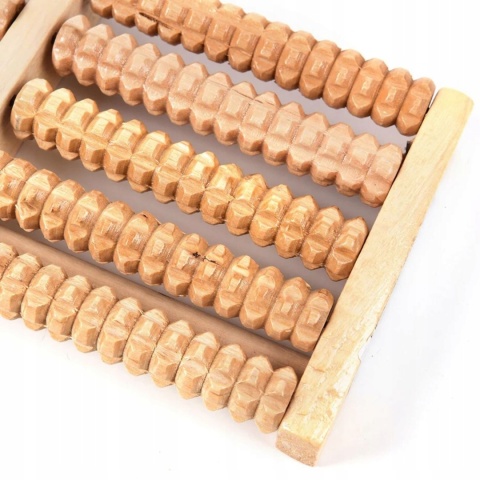 Drewniany Masażer Poprawiający Krążenie do Ciała Stóp Nóg Roller Ręczny