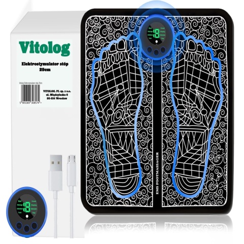 Elektrostymulator Mięśni Masażer Nóg Ems Stopy Mata Masująca do Masażu Stóp