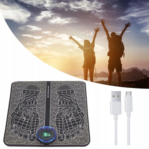 Elektrostymulator Mięśni Masażer Nóg Ems Stopy Mata Masująca do Masażu Stóp