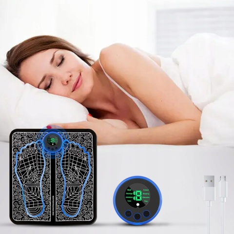 Elektrostymulator Mięśni Masażer Nóg Ems Stopy Mata Masująca do Masażu Stóp