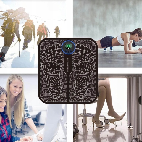 Elektrostymulator Mięśni Masażer Nóg Ems Stopy Mata Masująca do Masażu Stóp