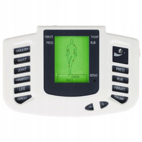 Elektrostymulator mięśni I nerwów MASAŻER TENS EMS stymulator ZESTAW XXL